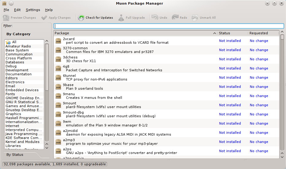 Muon Package Management Suite screenshot 1